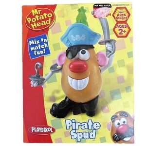 Mr. Potato Head Pirate Spud, 2007 Playskool, 15 Pieces, NIB